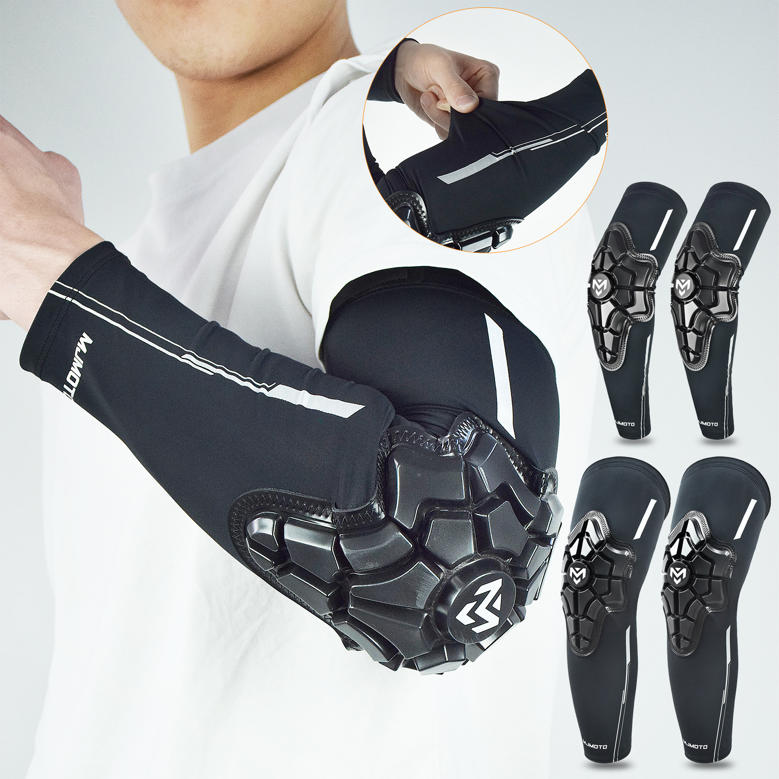 Mtb Elbow Pad - Pelindung Lutut dan Siku Motocross Bahan